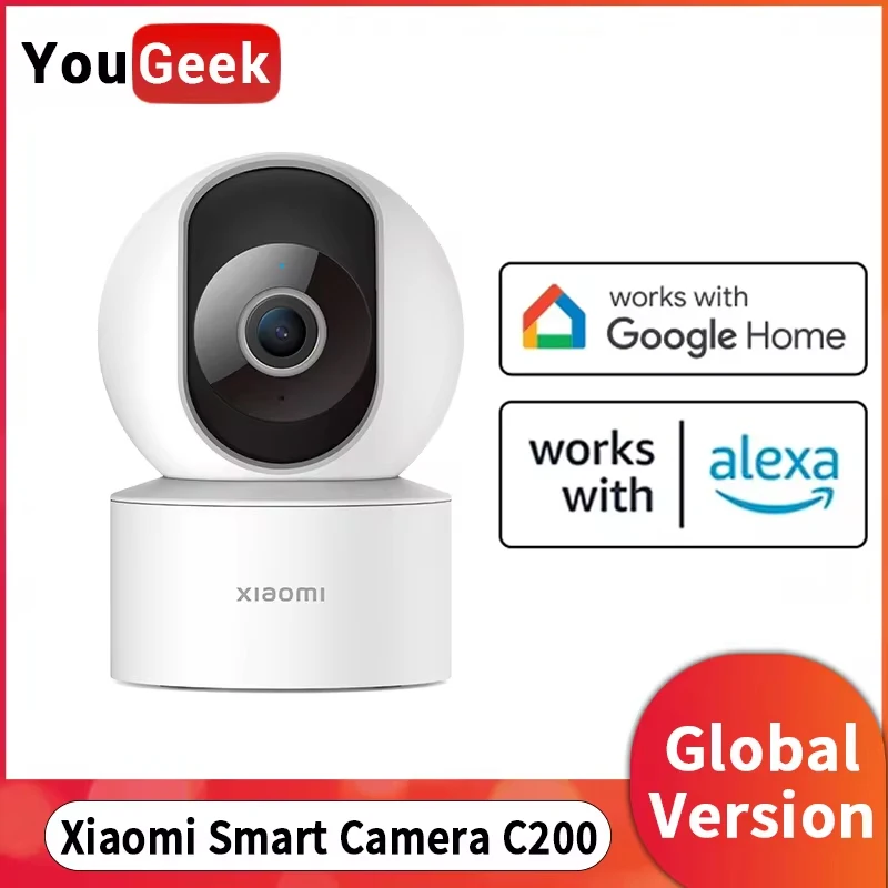 

Global Version Xiaomi Smart Camera C200 360° Pan-tilt-zoom Monitoring 1080P High Definition Infrared Night Vision Human Tracking