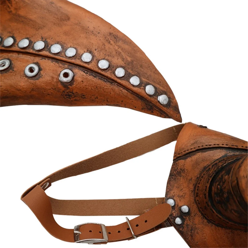 هالوين طاعون الطبيب الطيور قناع طويل الأنف منقار تأثيري Steampunk مخيف اللاتكس قناع هالوين زي الدعائم حفلة Favors