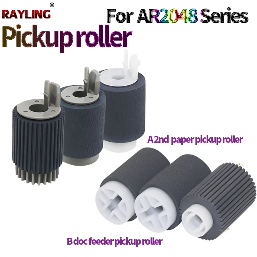 5X Pickup Roller For Use in Sharp AR 2048 2348 2648 2658 3148 SF S201 S201N S261 S262 S312 S D N V NROLR1542FCZ1 NROLR1541FCZ1