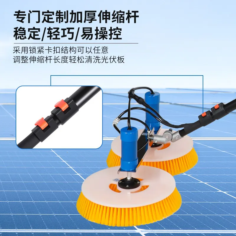 Photovoltaic panel cleaning machine tools greenhouse sun room equipment cleaning robot, electric greenhouse machine