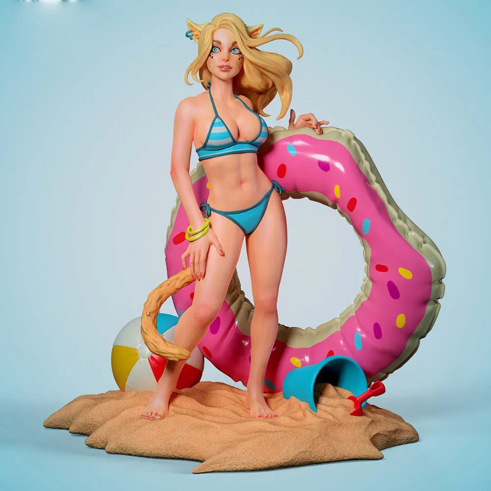 75mm --250mm Sexy Girl Resin Model Kits GK Miniature 3D Printed Gray Model Figurine DIY Doll Model Unassembled And Unpainted