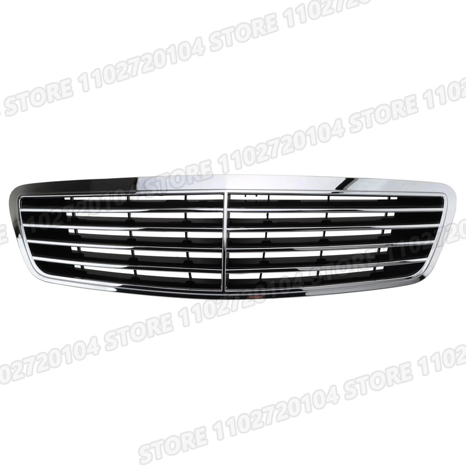 for W220 Mercedes Benz Front Bumper Radiator Grill Mesh 2000-2002 2208800383, 2003-2006 2208800583 S400 S430 S500 S600 S55 AMG view 6