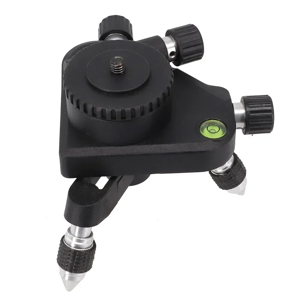 Laser Level Tripod Bracket Base Degree Rotating Fine Adjustment Fine-tuning Meter Tripod Stand Laser Level Holder Tool