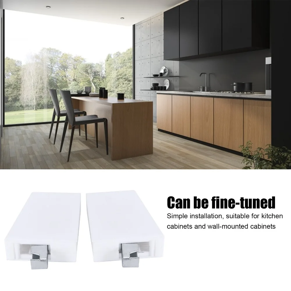 4pcs Durable Adjustable Cabinet Hanger Bracket Sturdy White Cabinet Mounting Plate Wall Hanging Bracket Wall Mounted Cabinet