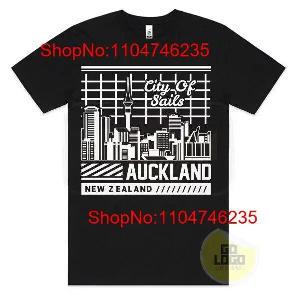 Camiseta de viaje AUCKLAND NUEVA ZELANDA Vintage estampado cartel recuerdo vintage lavado homme gráfico Top para uso diario elegante