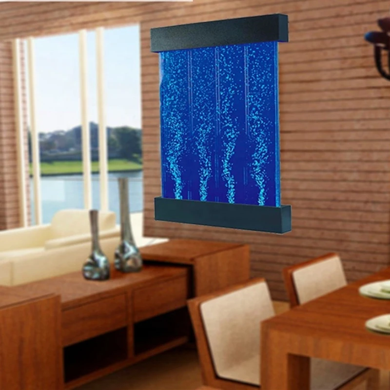 Hoge Kwaliteit Lichtgevende Water Panel Waterval Hangen Water Bubble Muur