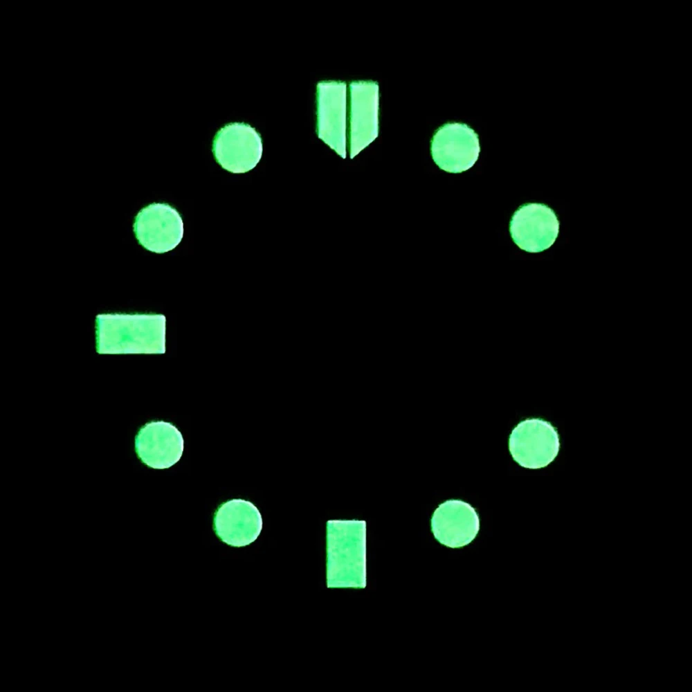 Customized 28.5mm Watch Dial and Hands Fit For NH35 NH36 Movement SKX007 6105 Turtle Samurai Crown at 3.0 3.8 4.0 Watch Dial - view 6