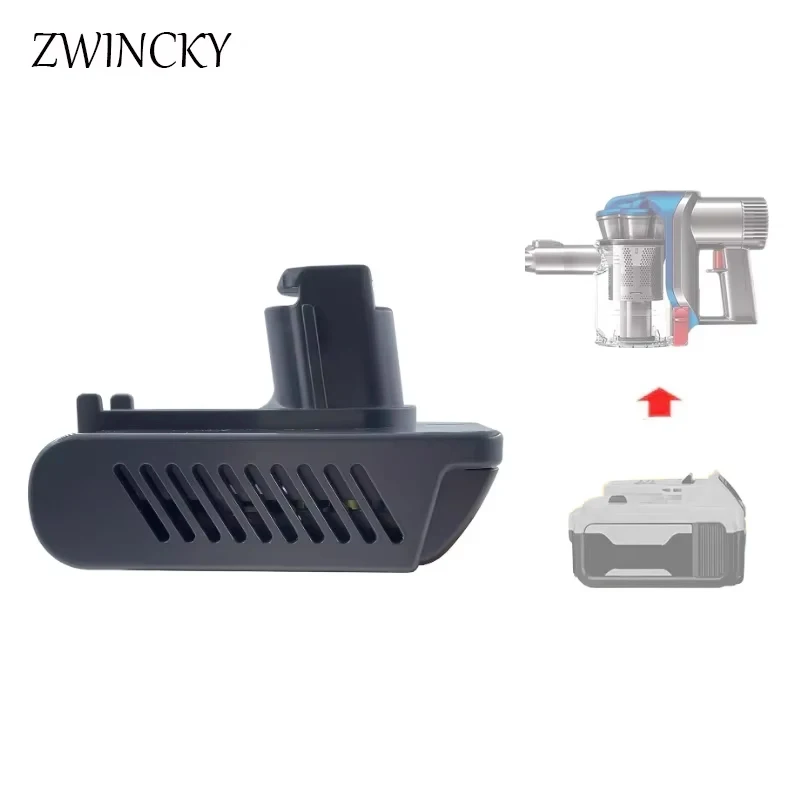 ZWINCKY Battery Adapter for Dewal 18V 20V Li-ion Battery Convert To For Dyson Type A DC31 DC34 DC35 DC44 Animal Handheld Vacuum