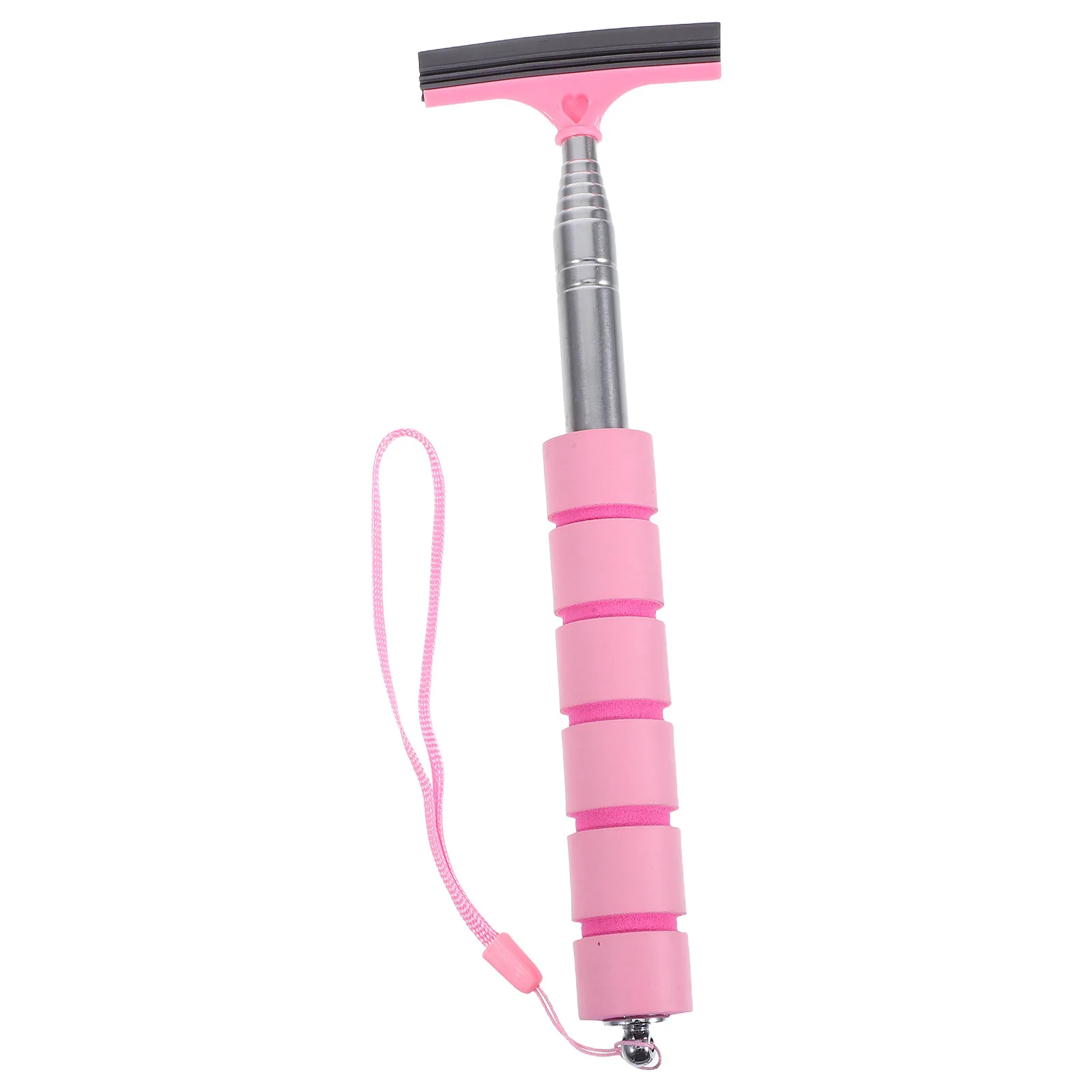 Car Rearview Mirror Wiper Extendable Telescopic Handle Windshield Cleaner Tool For Side Mirror Glass Car Window Cleaning Brush