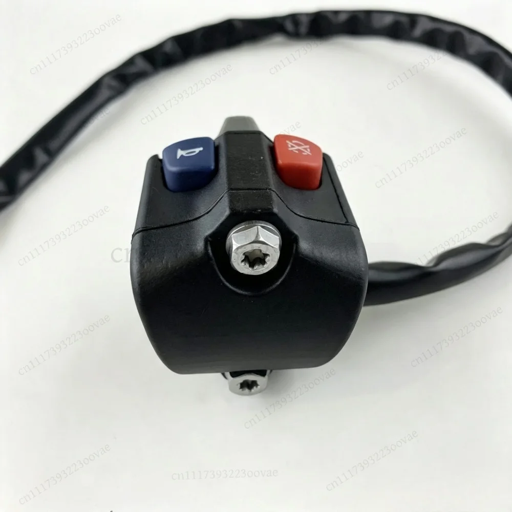 Motorcycle Handlebar Switch Headlight High Low Beam Kill Button for Off-Road Bike, Replacement Parts