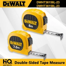 DEWALT Double-Sided Tape Measure with Self Lock 5m 7.5m High Precision Measuring Tool DWHT36156L-23 DWHT36158L-23