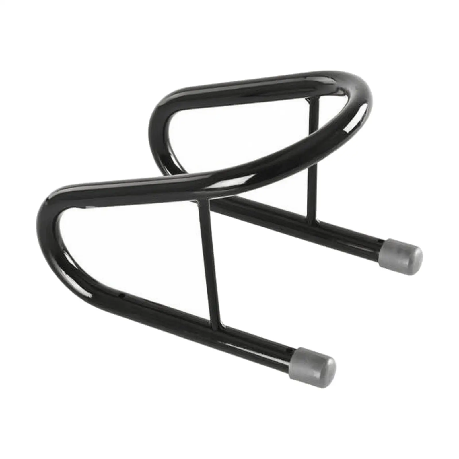 Secure Motorcycle Wheel Chock Stand Front Tire Holder with Mounting Bolts for Trailer Garage