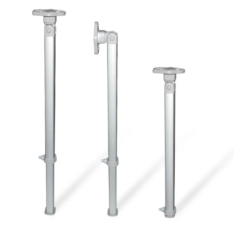 Height Adjustable Folding Table Leg for RV Caravan with Detachable Bracket