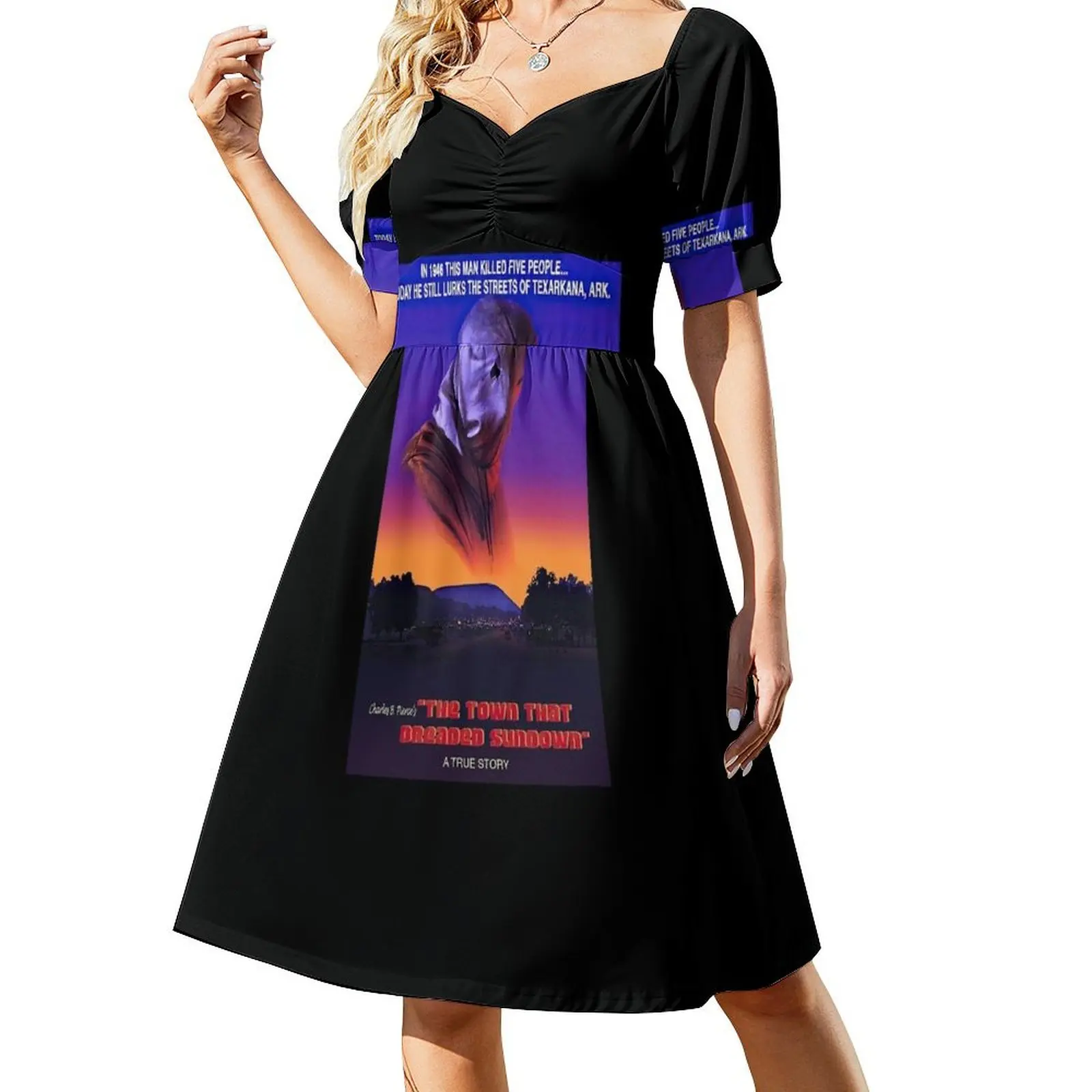 

The Town That Dreaded Sundown Horror Movie Short-Sleeved Dress long dress women summer dress summer