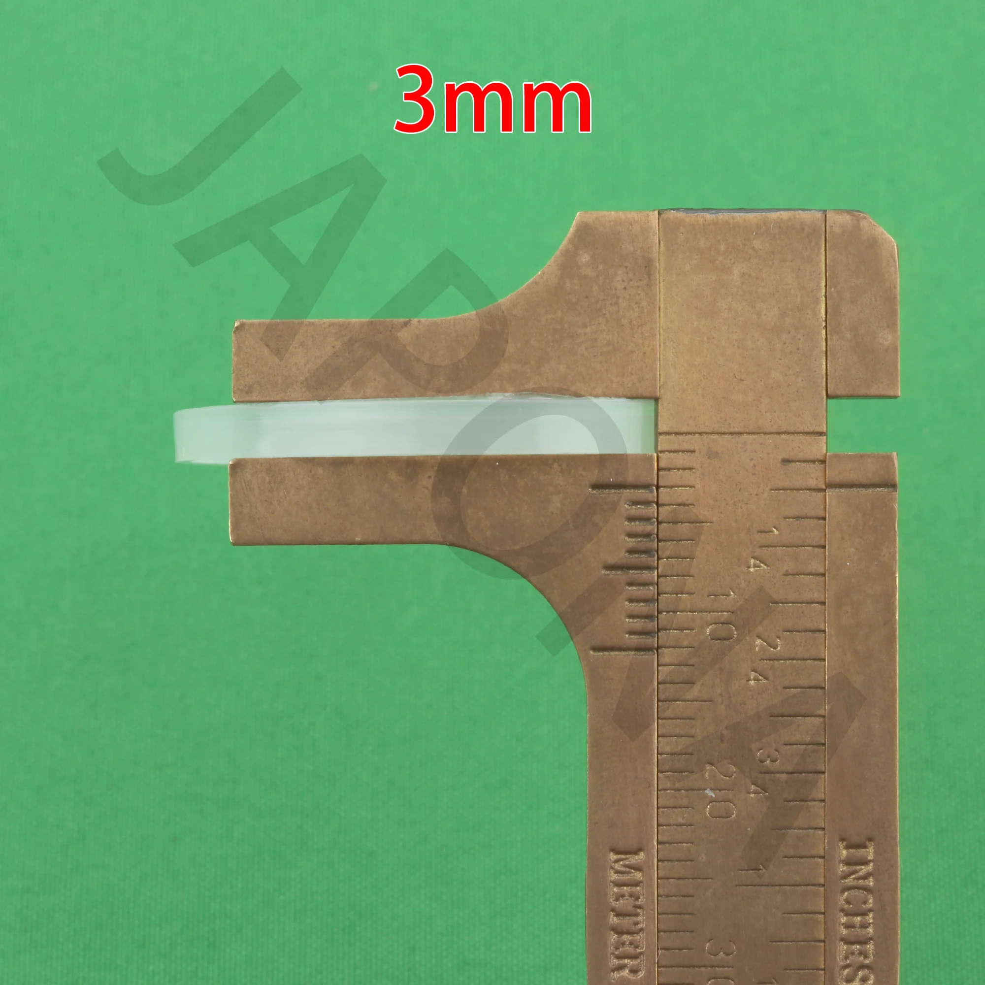 حامل زجاج للساعة ، حلقة مقاومة للماء ، بلاستيك ، ملحقات ، سماكة 3 ، 36 ، 10