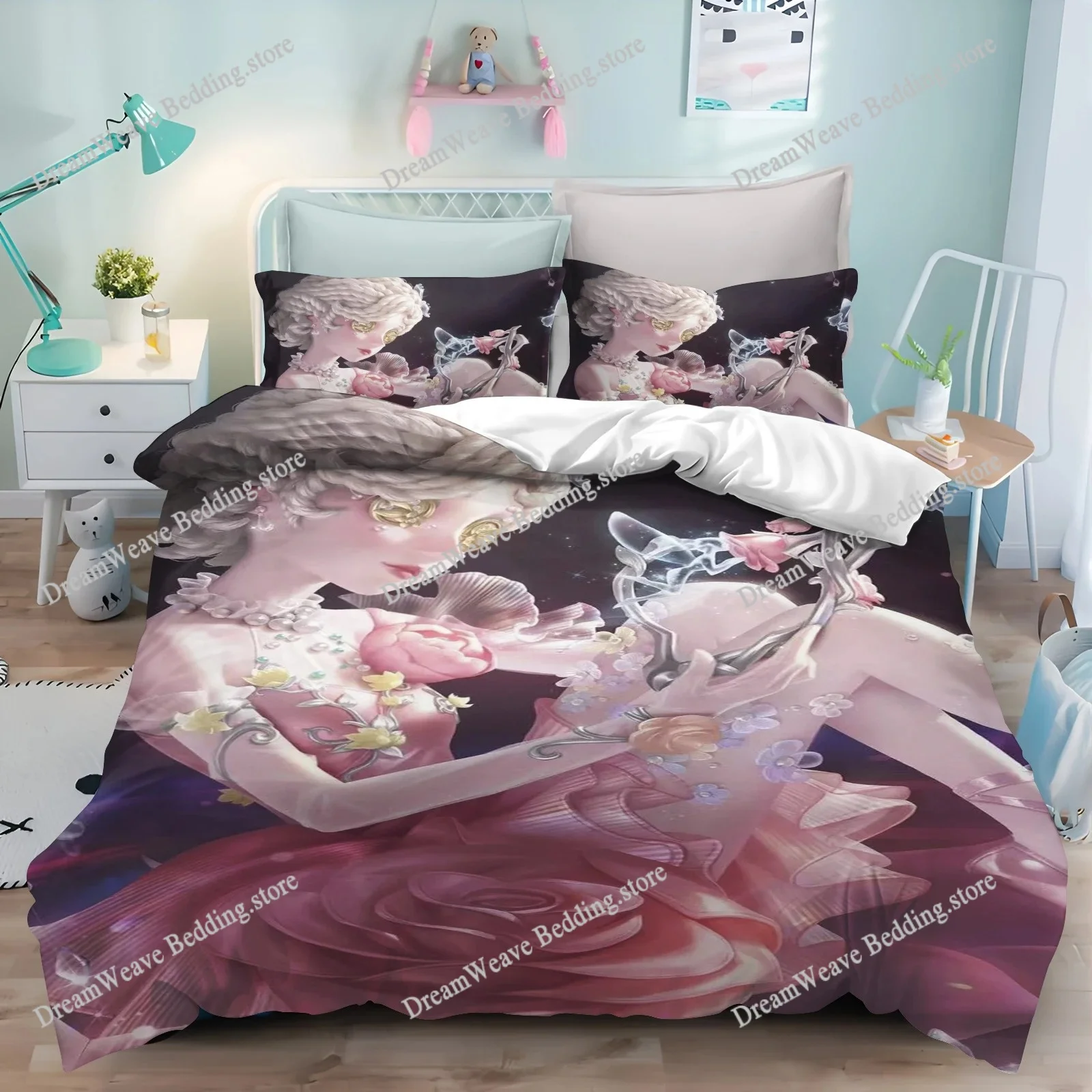 

Duvet Cover Cartoon Game Anime Fifth Personality 3D Cute Children's Bedroom Set ​Polyester Adult Gift Bedding Luxury Gift