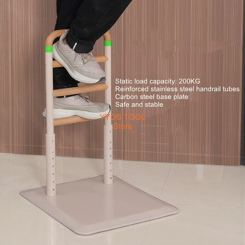 

Night-Light Assisting Handrail for Elderly Solid Wood Bedside Railing Toilet Handrail Safety Lift Aid for Seniors