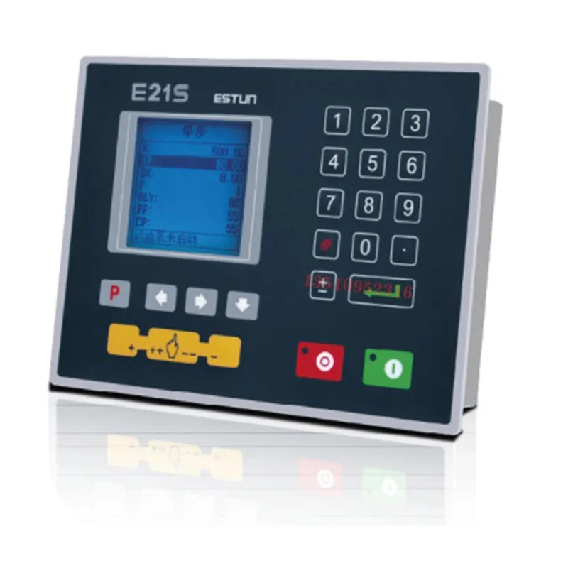 ล่าสุด Estun E21S เครื่องตัด Motion Controller ดิจิตอลจอแสดงผลแผงควบคุม E21 ระบบ Cnc Encoder