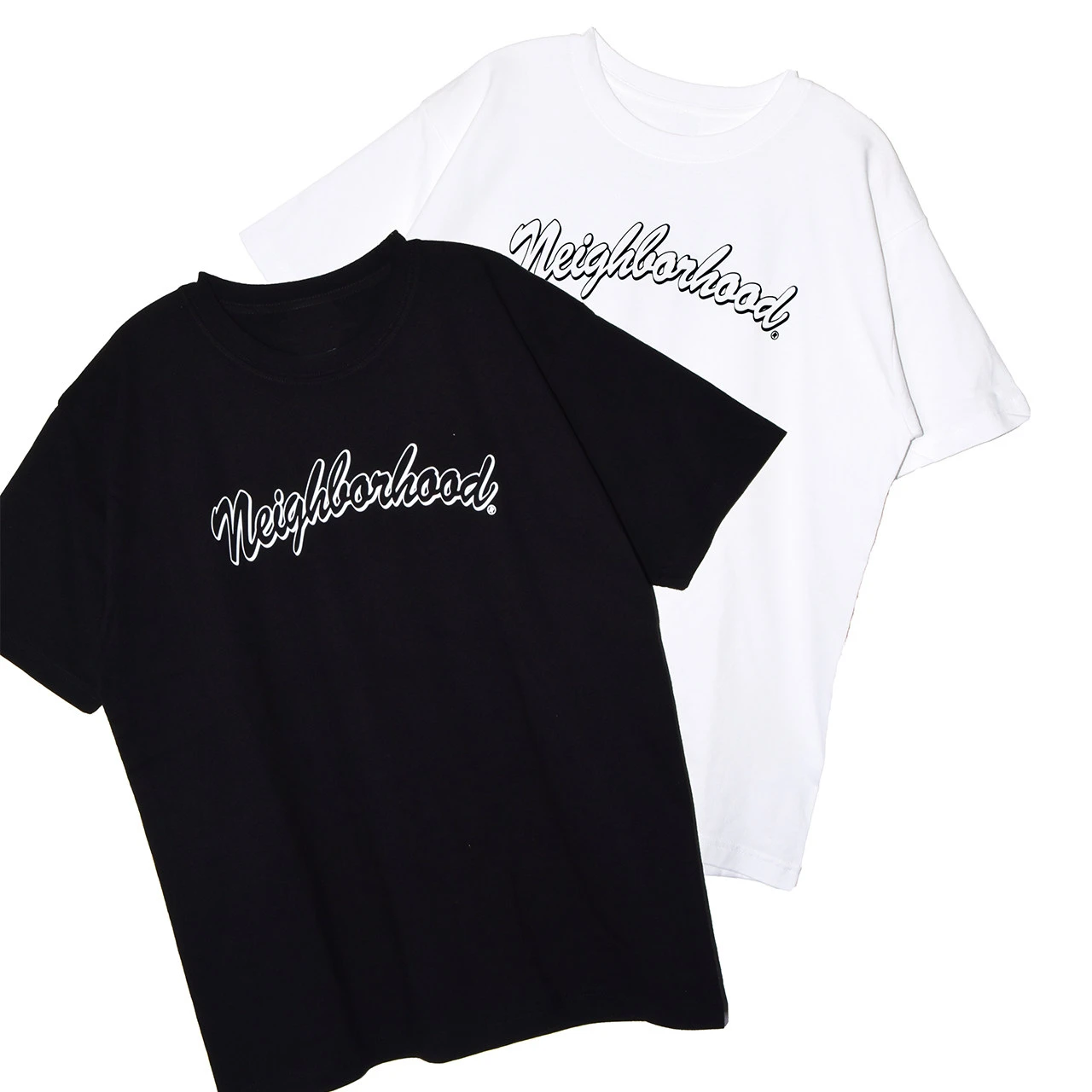 New Sale Neighbor 2026 Hood Summer Cotton Versatile Short-sleeved T-shirt Trendy Neutral and Simple Street Skateboard