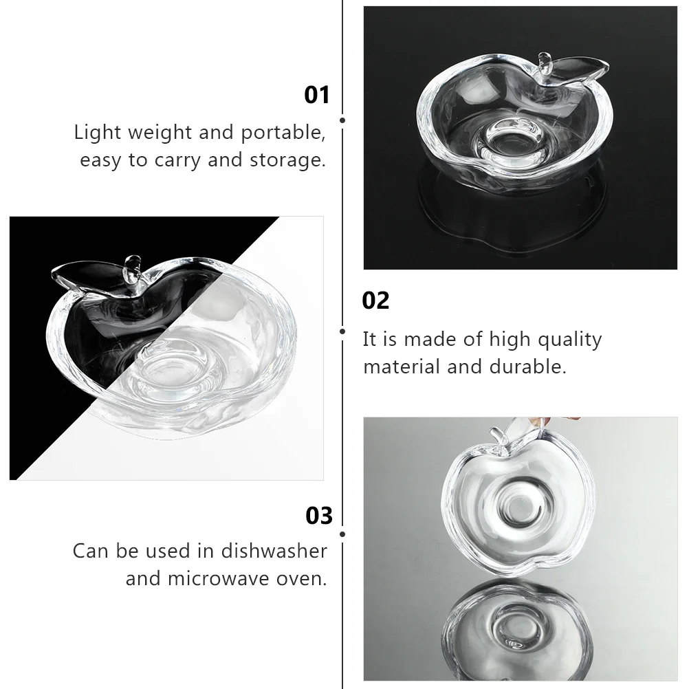 

6Pcs Premium Glass Sauce Dishes Creative Transparent Serving Dish for Home Restaurant Hotel Use Creative Sauce Bowl