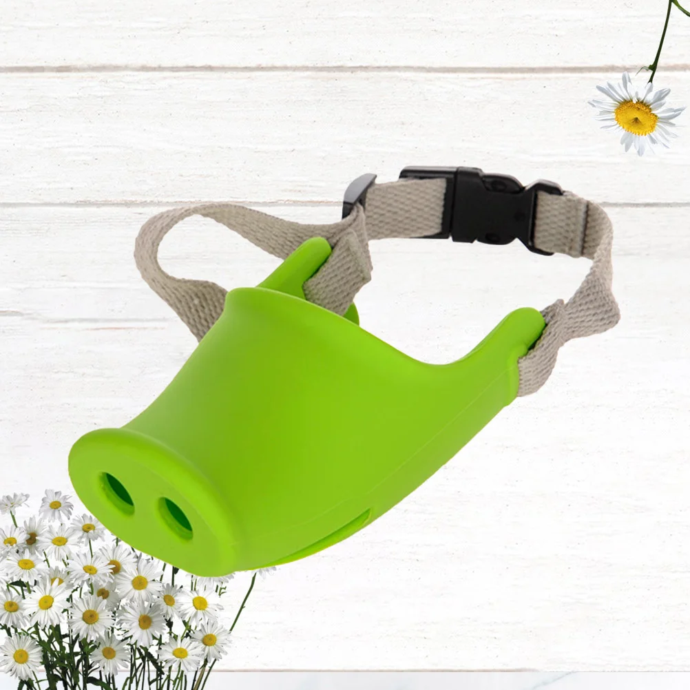 

Adjustable Shape Dog Muzzle Mask Puppy Size S Anti-Bite Anti-Bark Mouth Cover Pet Safety Guard Comfortable Soft Tpr