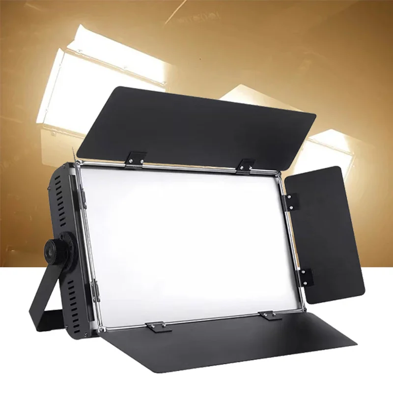 Dimmer Studio Светодиодная панель 200 Вт Холодный белый и теплый белый Трехцветный светодиодный DMX с эффектом поверхности Свет для фотосъемки ТВ-станции Шоу