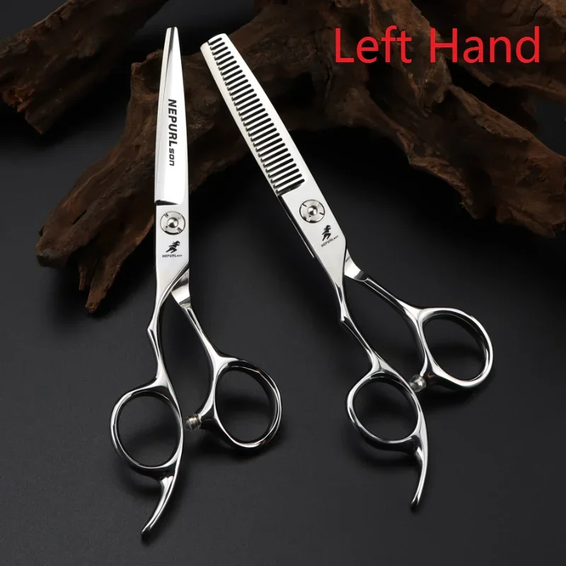 

Nepurlson Professional 6-дюймовые левые парикмахерские ножницы для парикмахерских