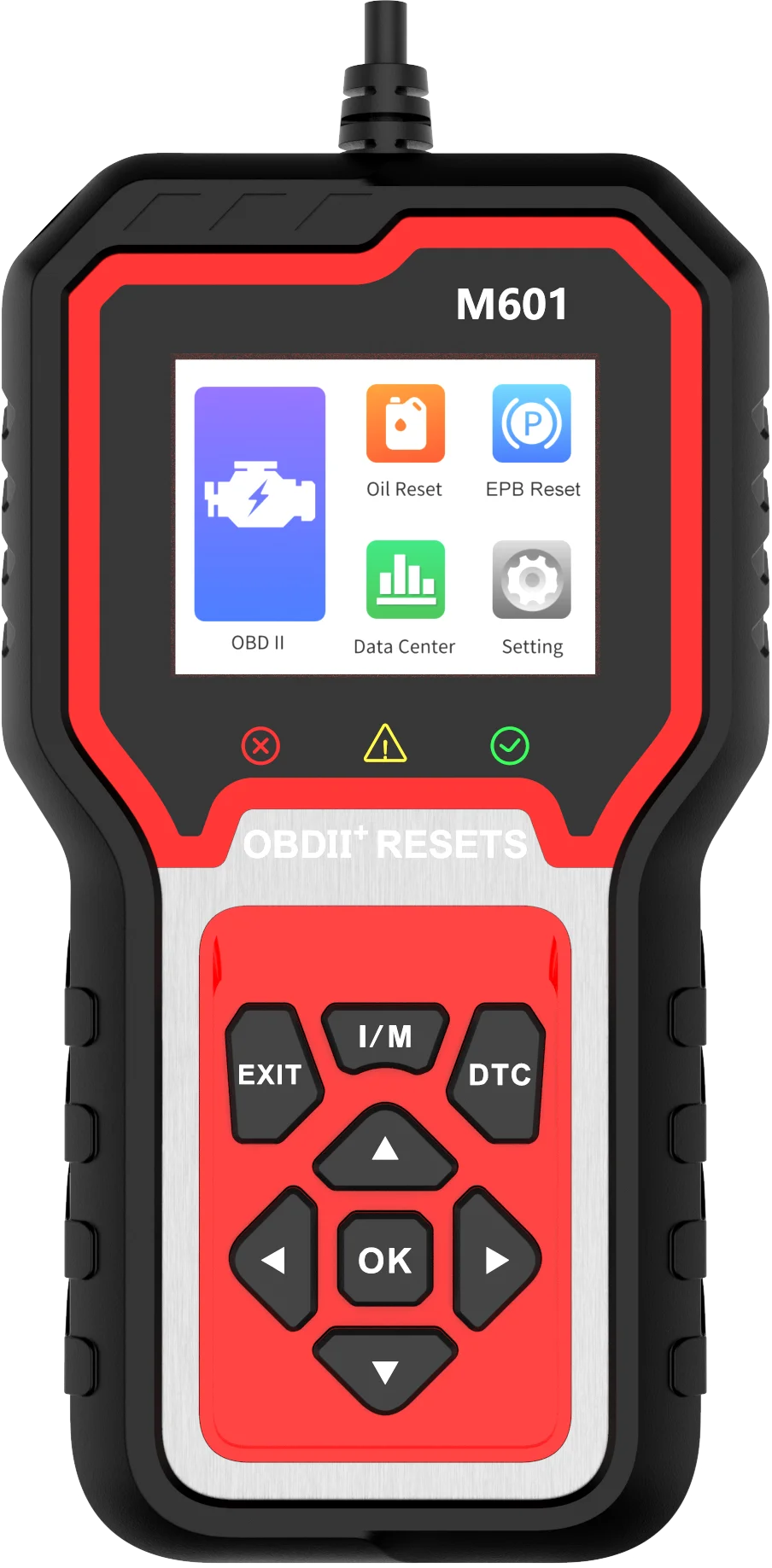 M601 فحص المحرك الكامل مئات من تيار البيانات في الوقت الحقيقي Obd2 أداة تشخيص Obdii قارئ رمز خطأ السيارة ماسح ضوئي محمول