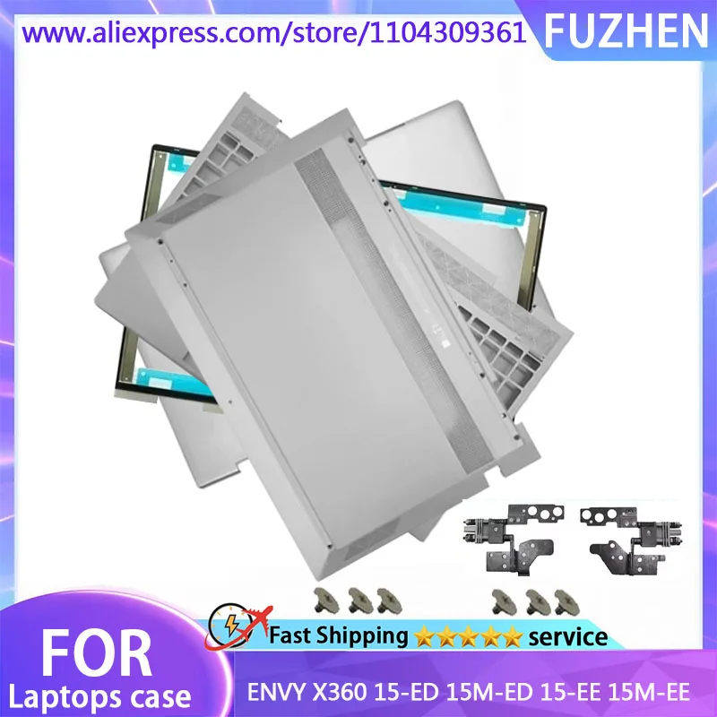 

New Cover For ENVY X360 15-ED 15M-ED 15-EE 15M-EE TPN-C149 LCD Screen Back Cover Front Bezel Palmrest Top Bottom Case Hinges