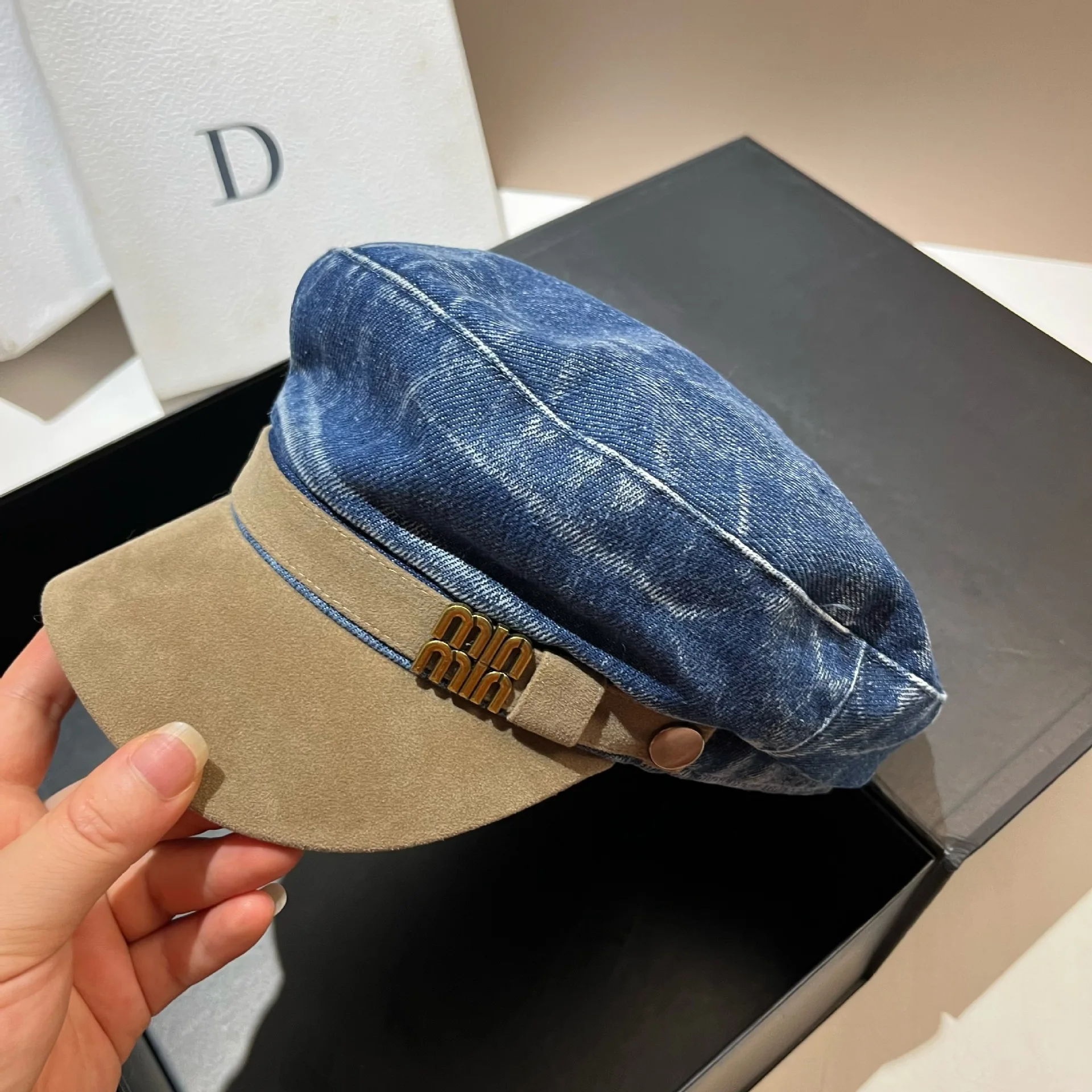 

Джинсовая кепка газетчика, винтажная матросская шляпа с козырьком для женщин, берет с мягким верхом, повседневные повседневные кепки в стиле ретро