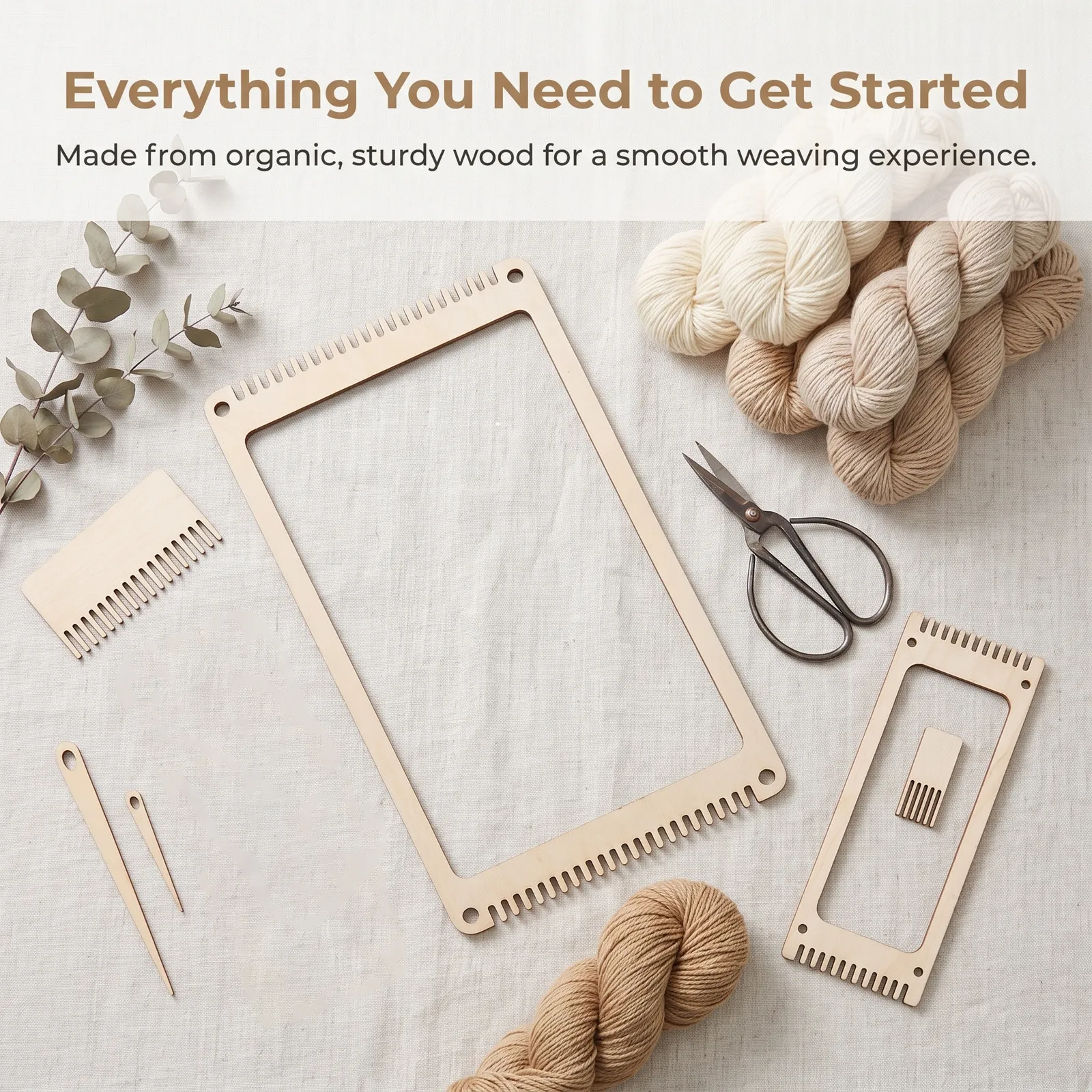 1 zestaw drewnianego tkackiego – Loom Weaving Frame recenzja i cena