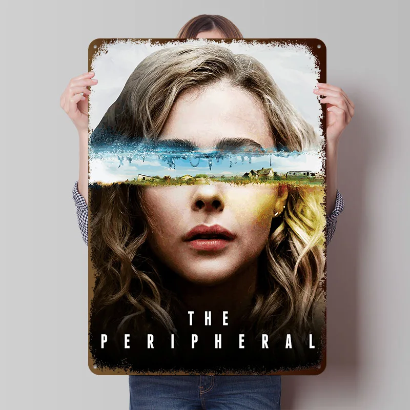 The Peripheral TV Show Printed Poster Customized Wall Art Retro Vintage Metal Tin Signs for Bedroom Decoration Gaming Home Deco
