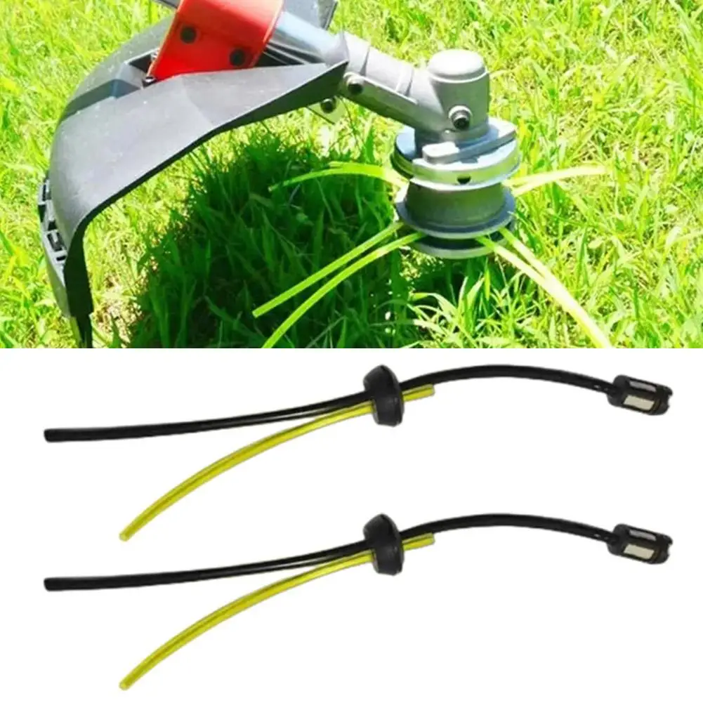 2pcs Lawn Mower Oil Pipe Fittings Oil Fitting Lawn Mower Grass Trimmer Gasoline Oil Pipe For Mower Fittings Garden Lawnmowe T0D9