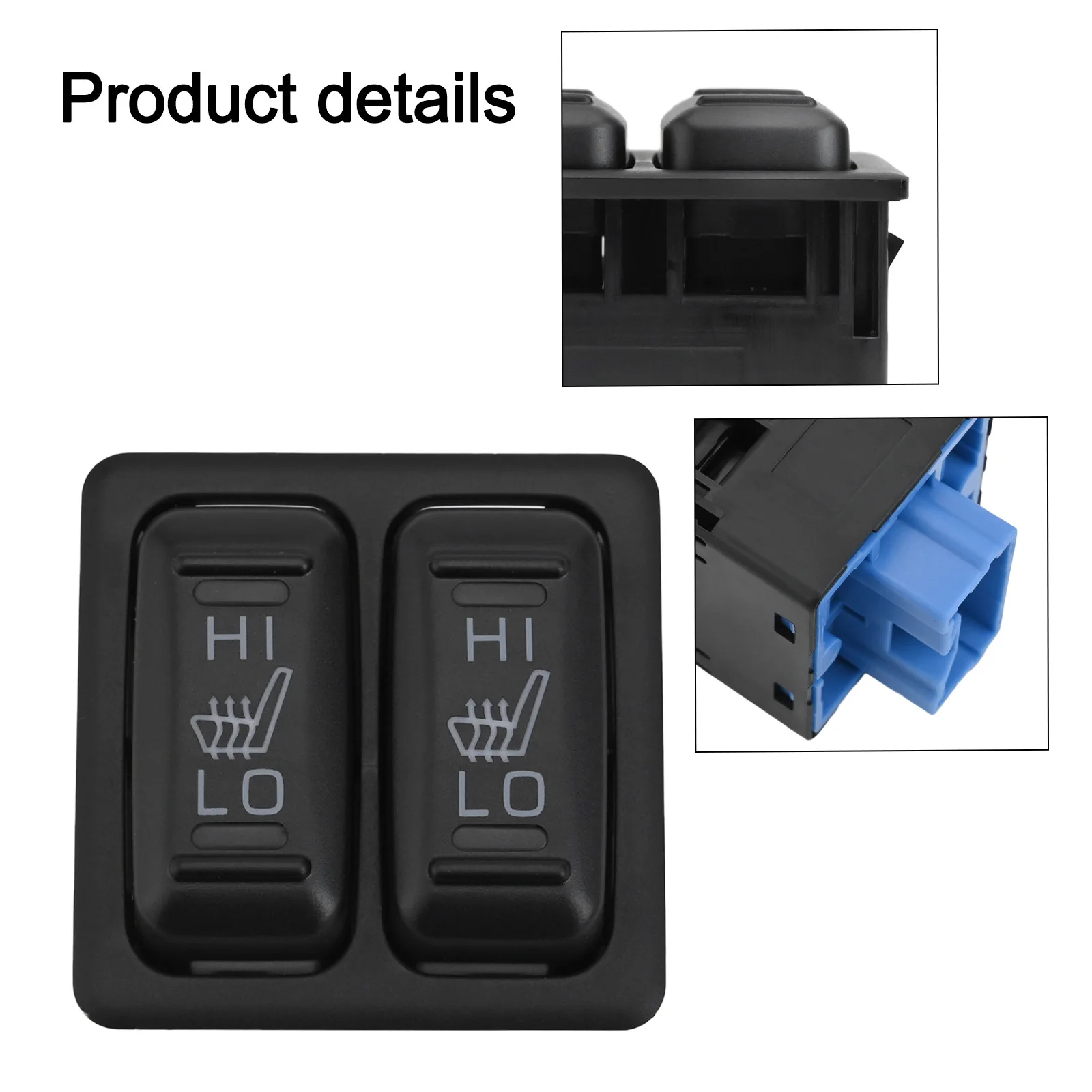 مفتاح التحكم في زر تسخين مقعد السيارة متوافق مع ميتسوبيشي لأوتلاندر لباجيرو لانسر 2008 2019