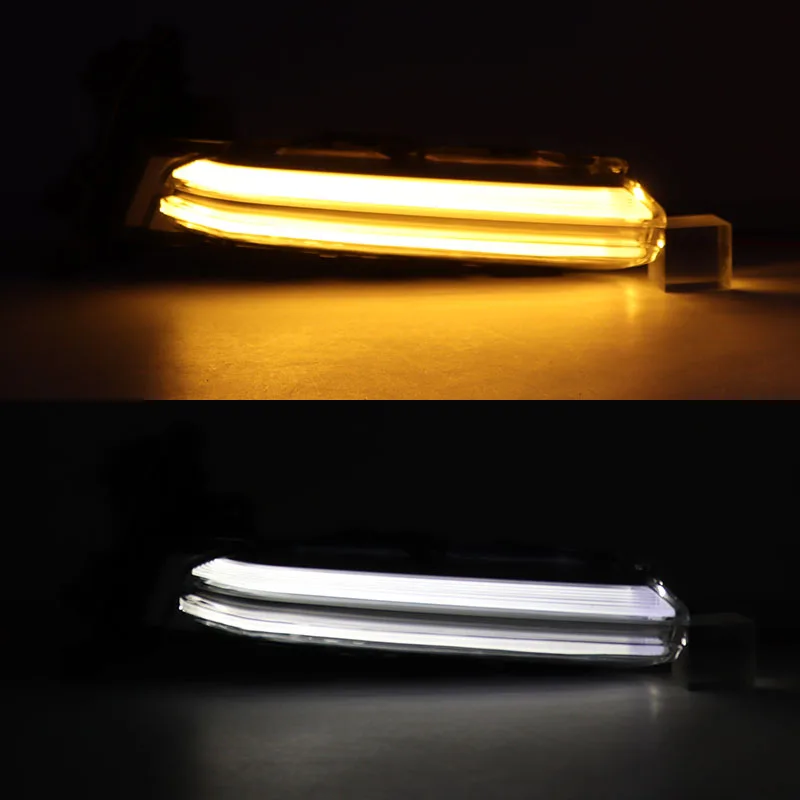 For Porsche Panamera 971 2018 2019 2020 LED Car Front Bumper Daytime Running Light DRL Front Fog Laight 971953041D 971953042D