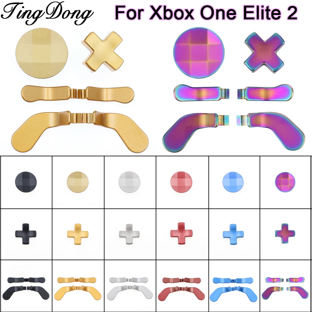 1PCS Metall Paddel Trigger Zurück Taste Für Xbox One Elite 2 Controller Zubehör Gamepad Teile