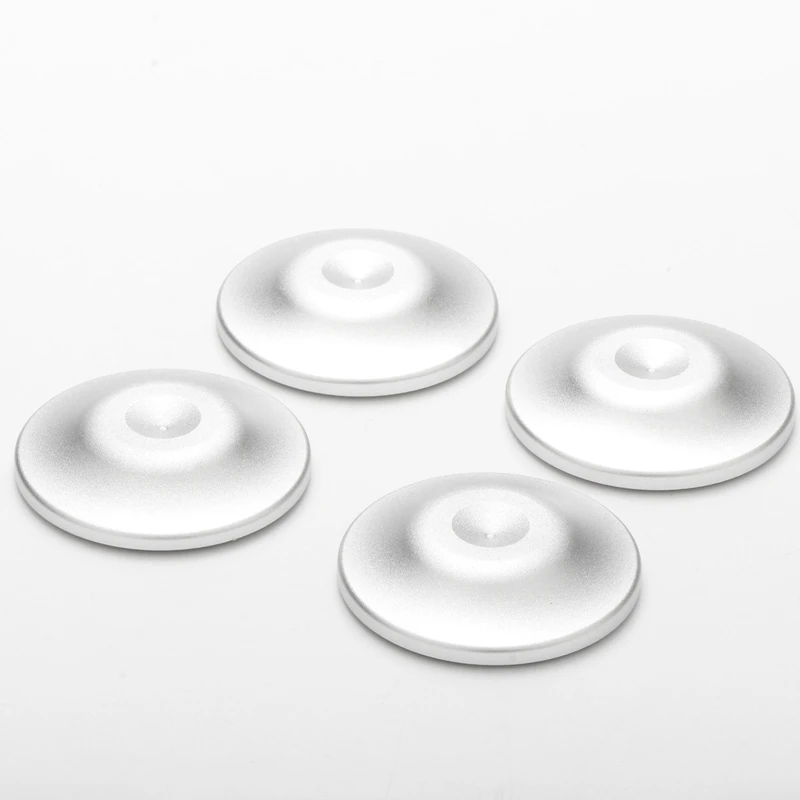 وسادات مكبرات صوت فضّية لمكبر الصوت ، إكسسوارات بديلة للمكبرات والمسجل ، 4 ،