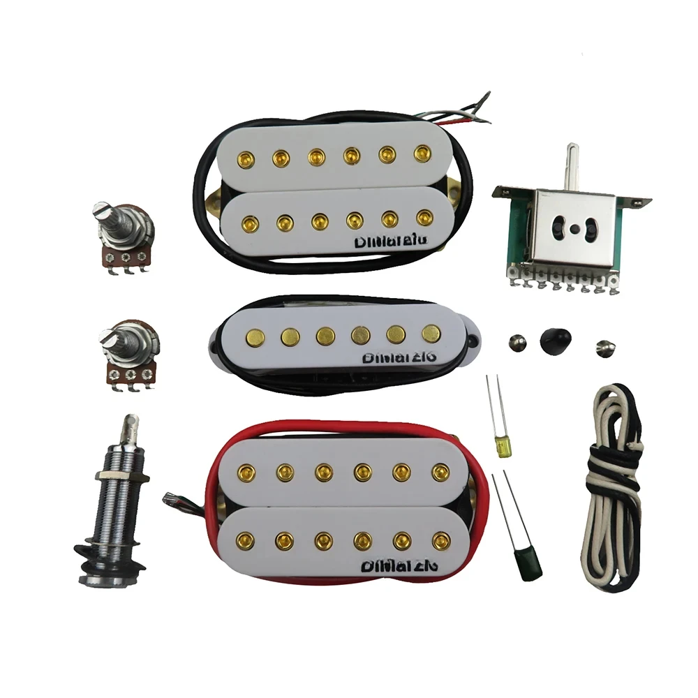 humbucking White Guitar Pickup RG2550 / RG2570 HSH Electric Guitar Pickup N/M/B 1 Set Potentiometer Combo view 2