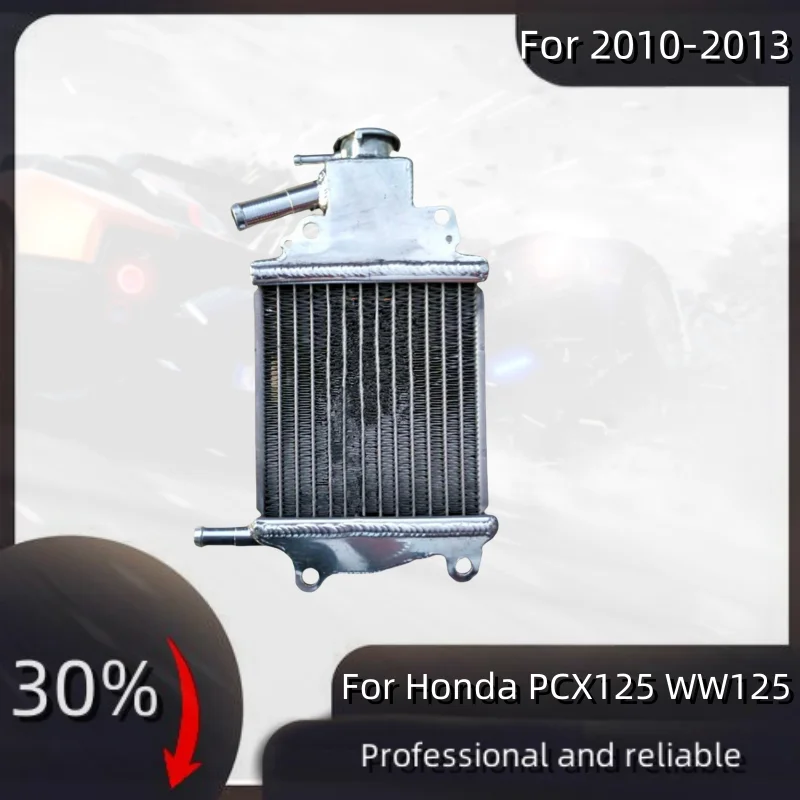 All Aluminum Radiator For 2010-2013 Honda PCX125 WW125 PCX WW 125 Cooler Cooling Coolant 2010 2011 2012 2013 