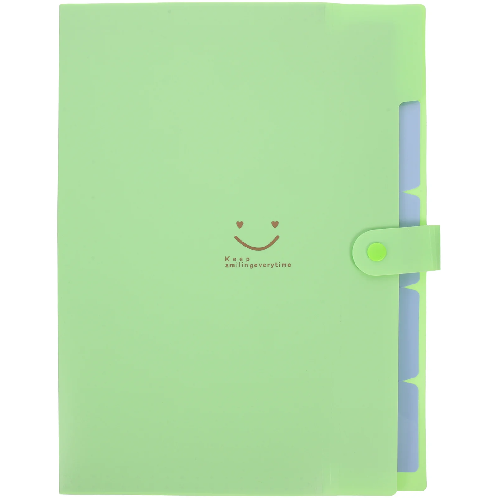 

Folder Home Organization Plastic Folders with Pockets File Grass Green Binder Envelope School Document Organizer Accordion