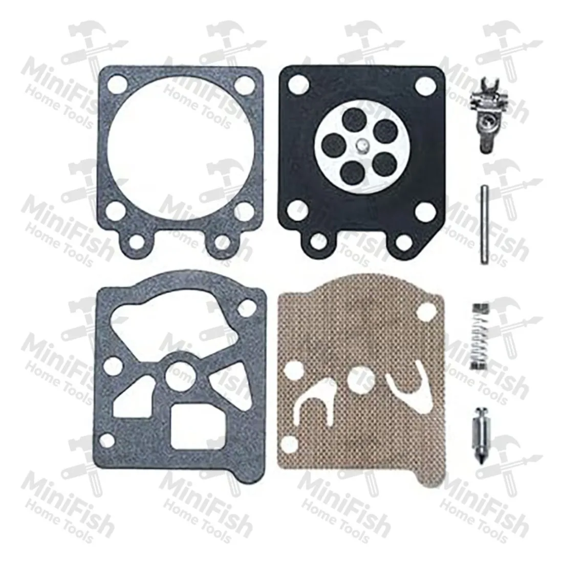 For Stihl 021 023 025 MS210 MS230 MS250 Carburetor Repair Kit Diaphragm Needle Valve Rocker Arm