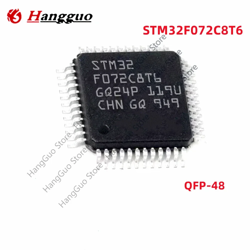 

5PCS/Lot Brand new original STM32F072C8T6 STM32F072 QFP-48 IC Chip