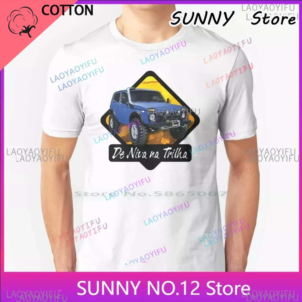 New men t shirt Lada Niva 4X4 Off Road Russsische Car Auto Suv Vintage men t shirt Short Sleeve tops