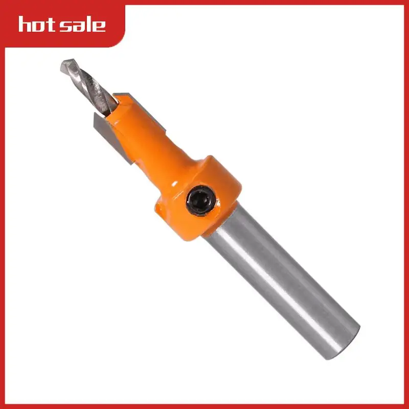 

5 шт., набор быстросменных регулируемых сверл с зенковкой 8 мм, оранжевый сплав + углеродистая сталь со сменными сверлами 5 шт.