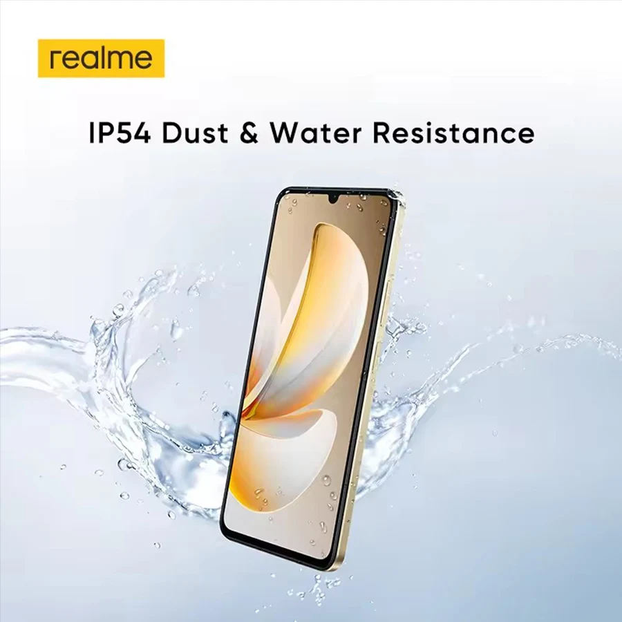 الإصدار العالمي للهاتف الذكي Realme Note 70 بطارية 6300 مللي أمبير في الساعة شحن 15 وات شاشة 6.74 بوصة 90 هرتز كاميرا 13 ميجابكسل UNISOC T7250 شرائح IP54