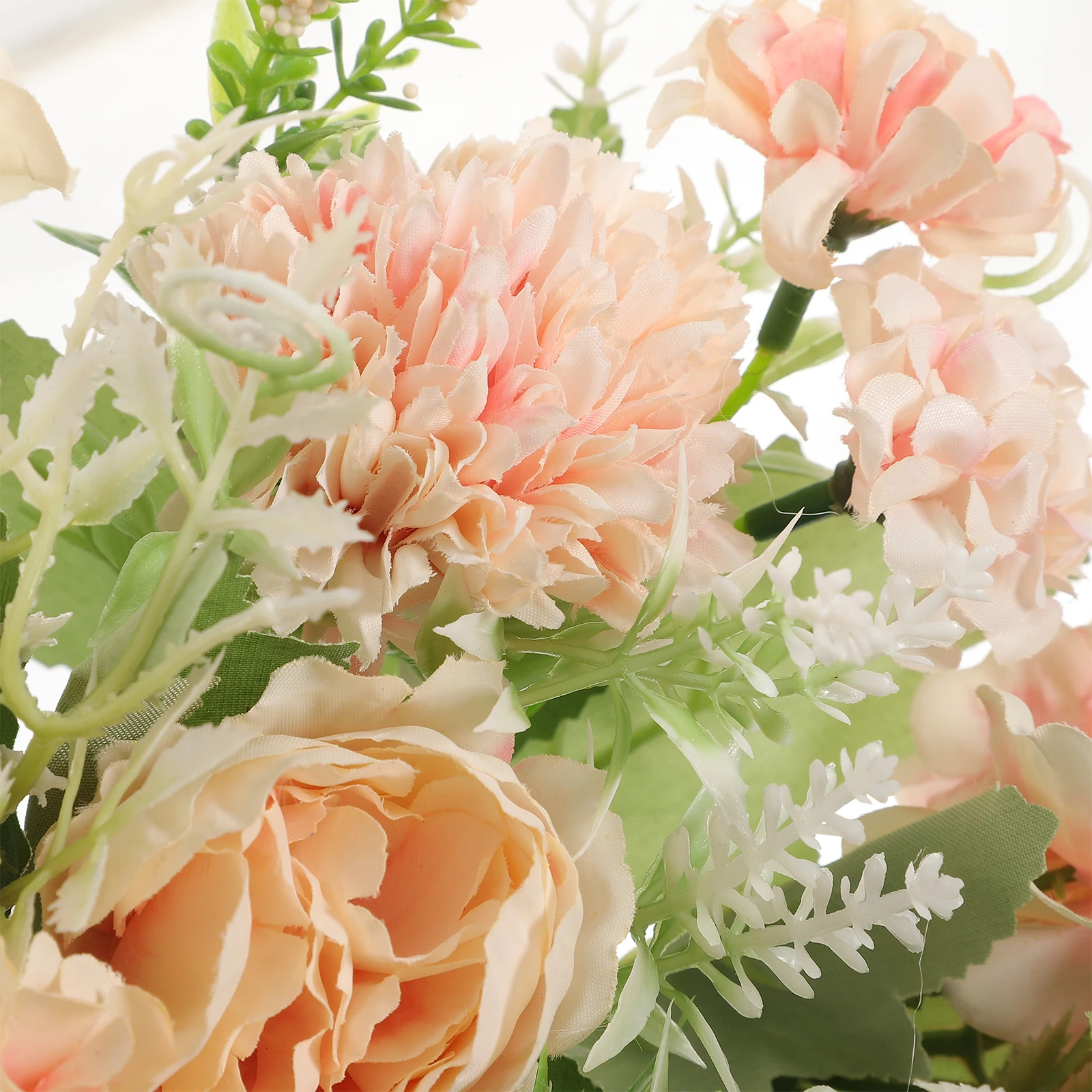 

Artificial Peony Bouquet Flower Simulation Flowers Fake Heads Decoration Decorations