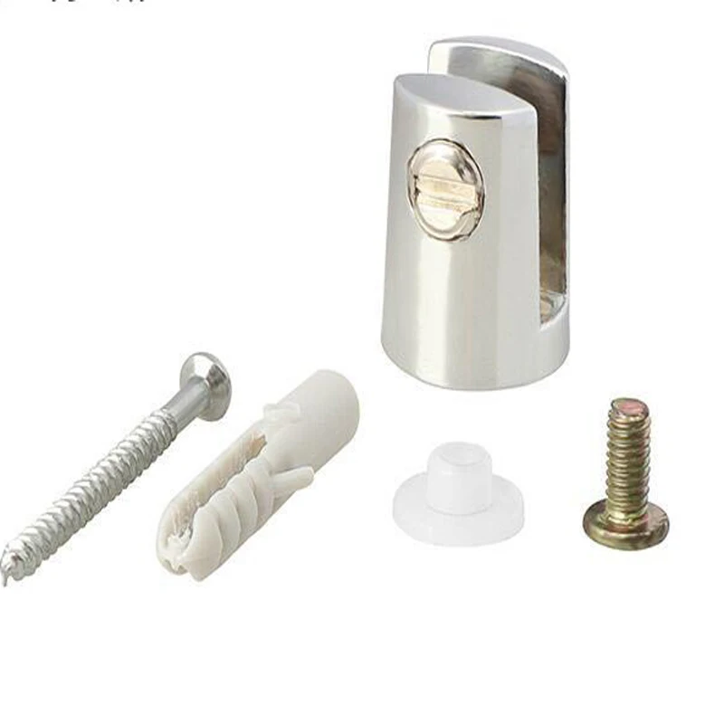 1PCS Zinc Alloy Glass Clamp Fixed Shelf Clip Lengthened 4-6mm Acrylic Plate Clamp Hardware Fittings for Home Improvement