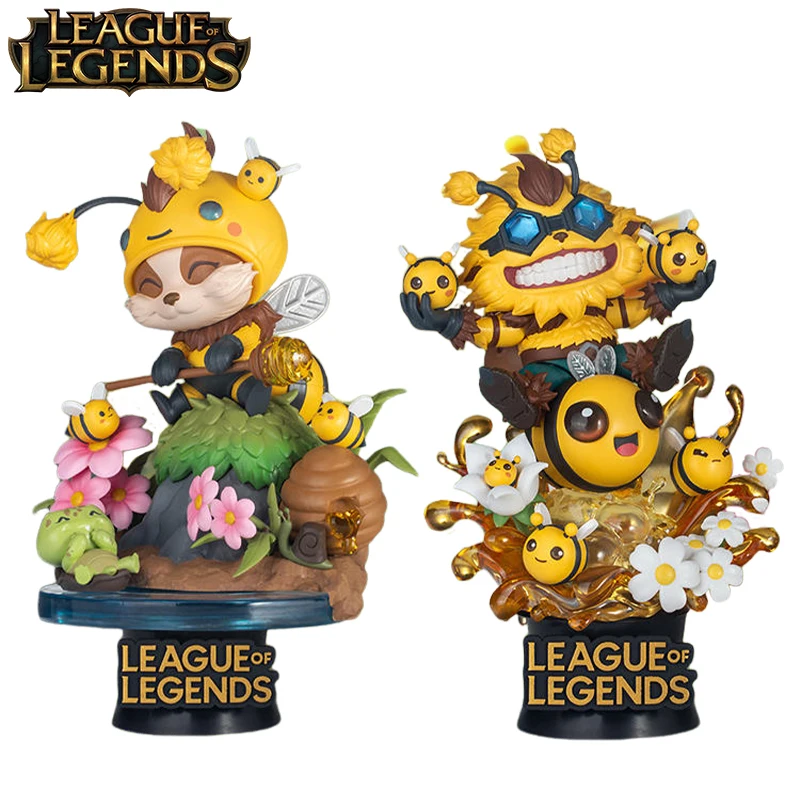 

In Stock Genuine Original League of Legends Little Bee Swift Scout Teemo & The Hexplosives Expert Ziggs Set Action Figure Dolls