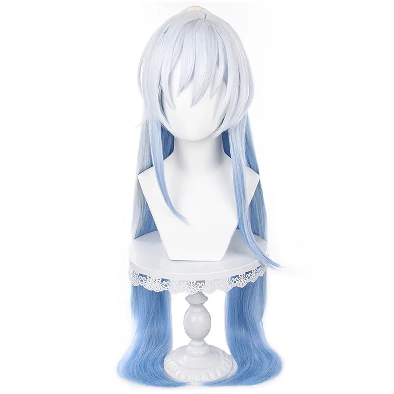 HOLOUN Honkai Star Rail juego Jingliu Cosplay peluca Rosa red resistente al calor fibra sintética peine horquilla ajustable fiesta de Halloween