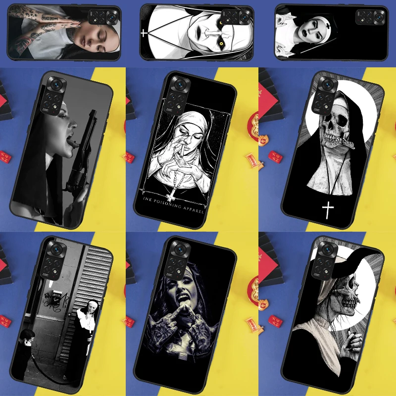 Sister Style Nun Sexy Girl Phone Case For Xiaomi Redmi Note 12 11 10 9 8 Pro 11S 9S 10S Cover For Redmi 10 9 10C Coque